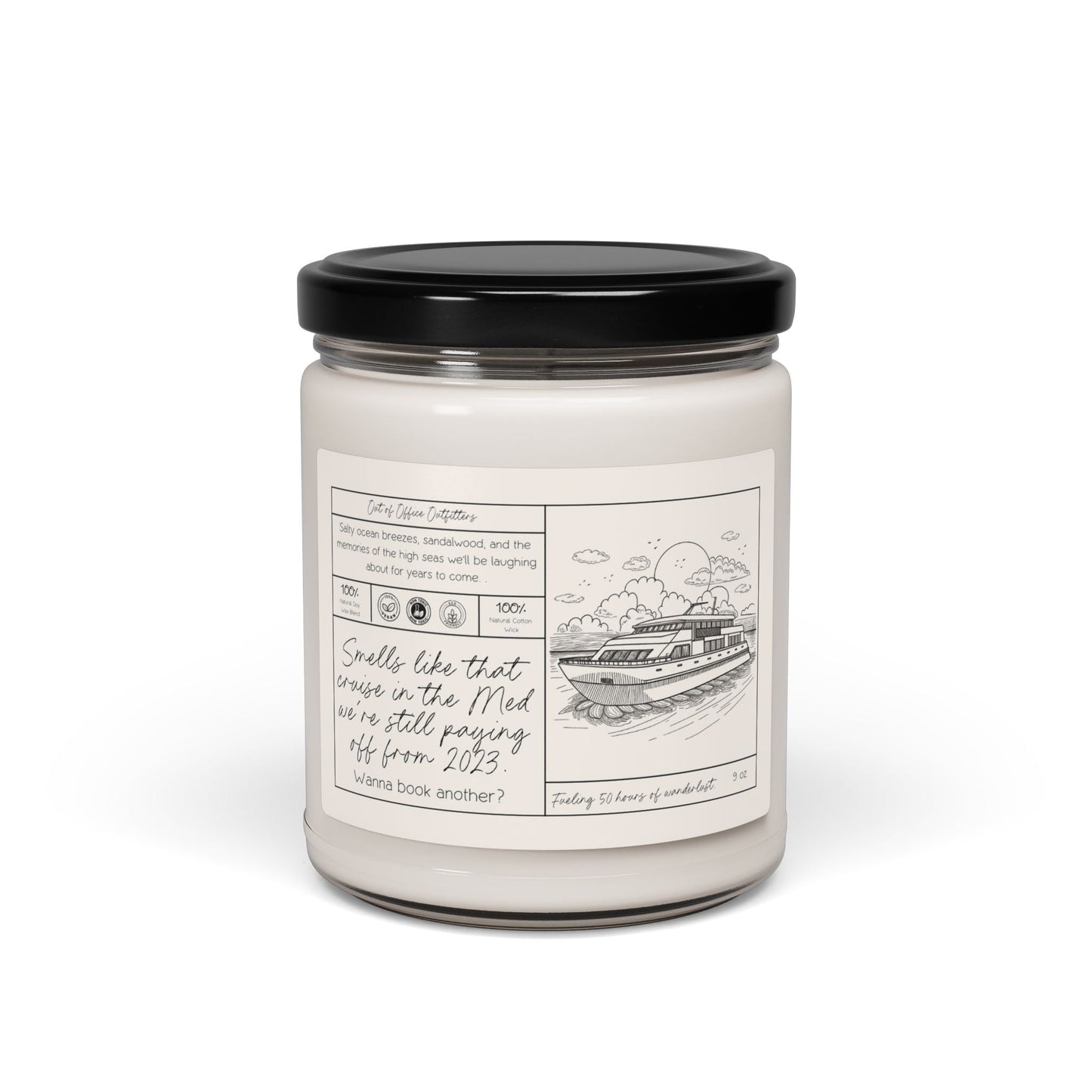 Let's Cruise Personalized Giftable Candle for Travelers - Out of Office Outfitters - Home Decor