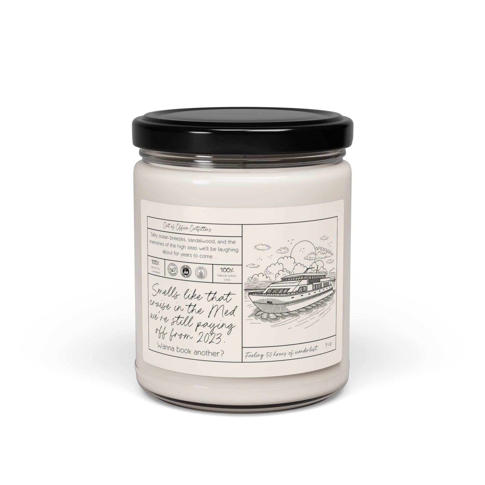 Let's Cruise Personalized Giftable Candle for Travelers - Out of Office Outfitters - Home Decor
