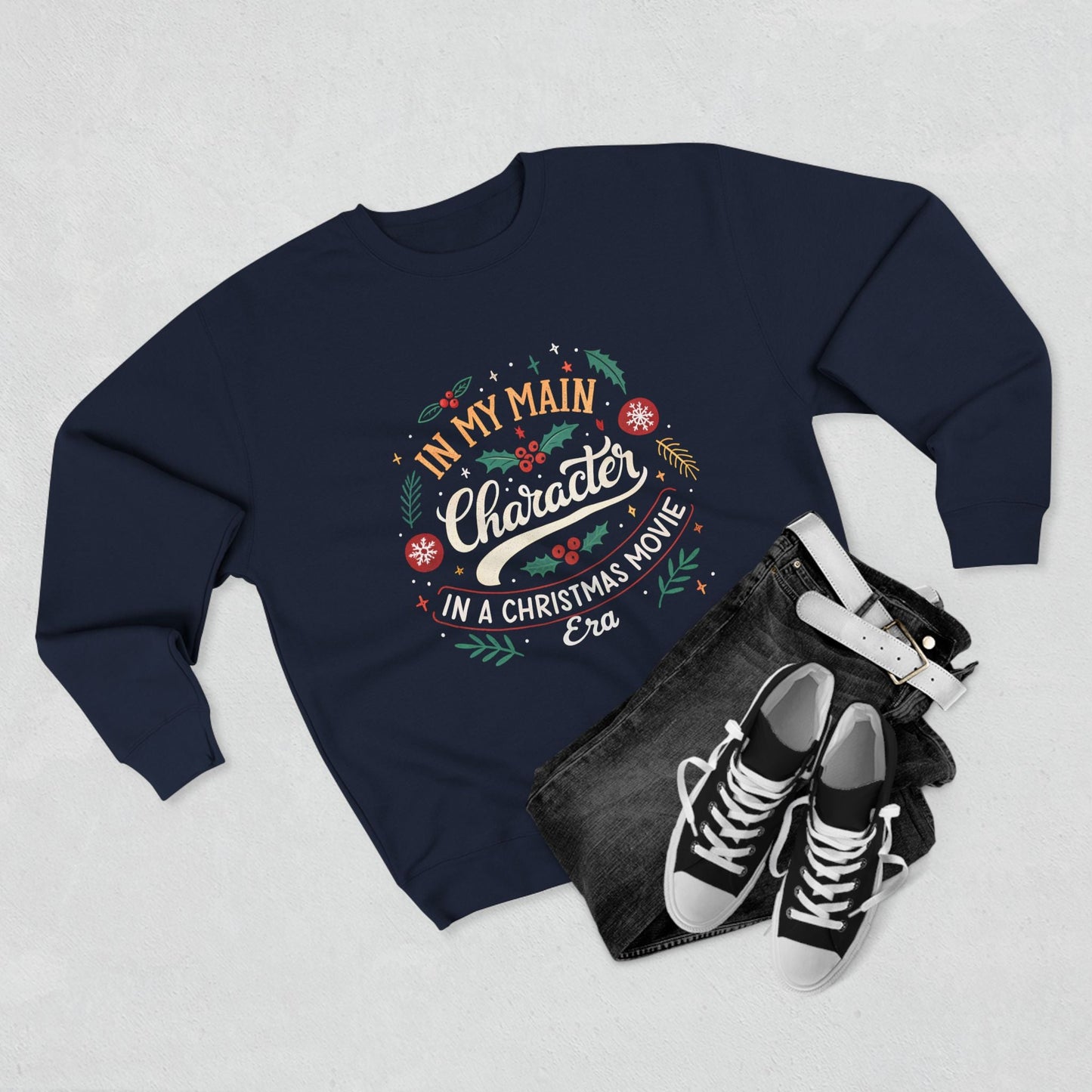 Main Character Era Christmas Sweatshirt - Out of Office Outfitters - Sweatshirt