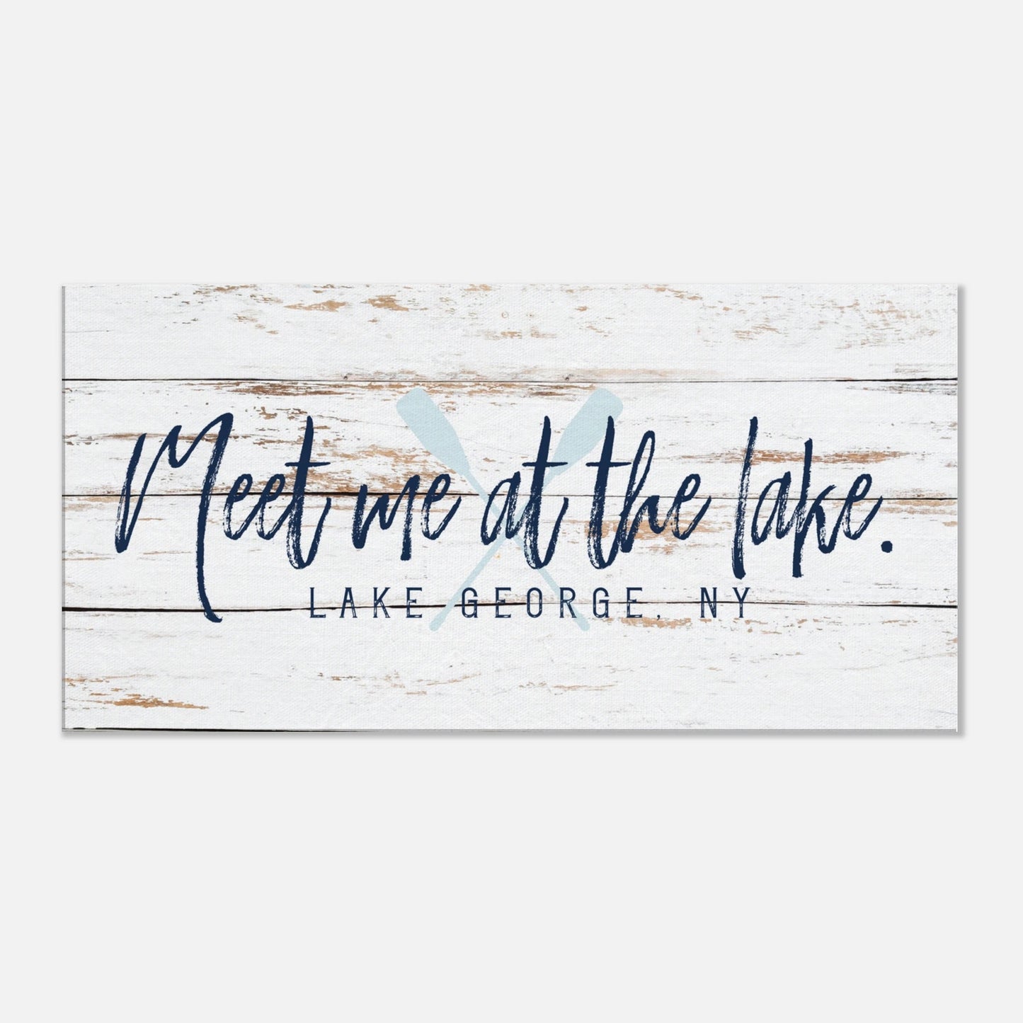 Meet me at the Lake Canvas Wall Art - Out of Office Outfitters - Print Material