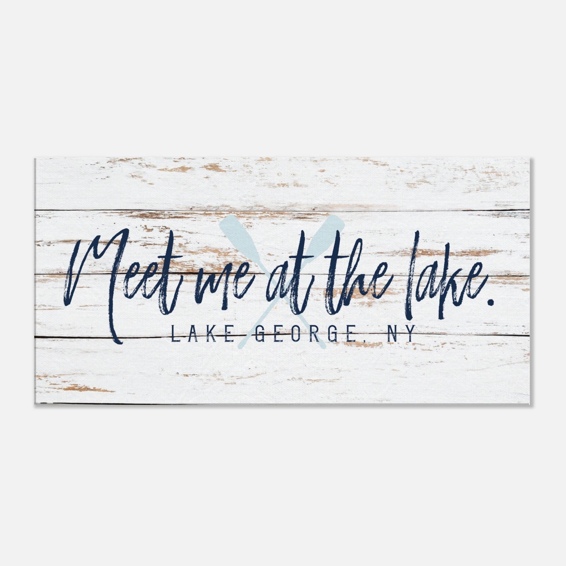 Meet me at the Lake Canvas Wall Art - Out of Office Outfitters - Print Material