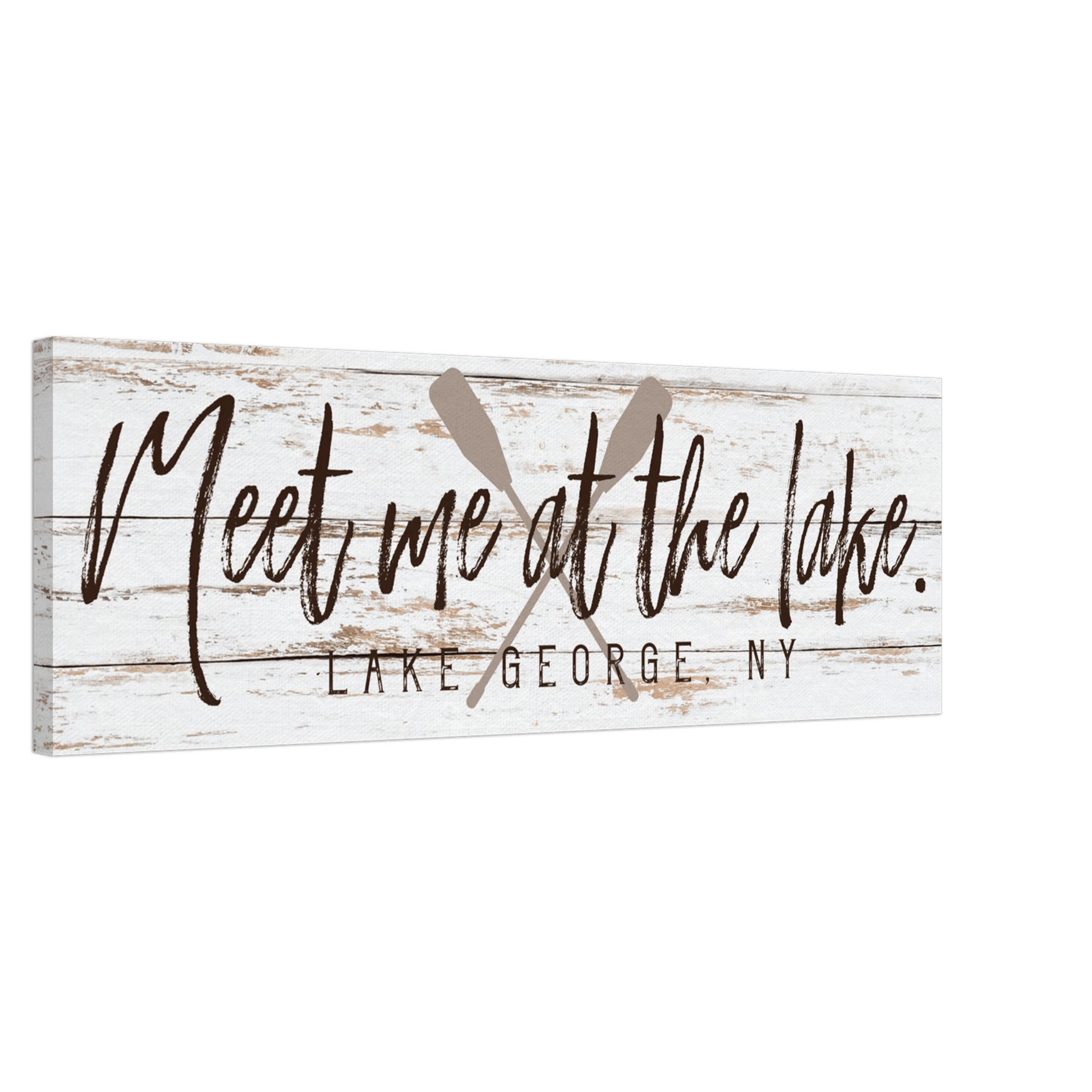 Meet me at the Lake Canvas Wall Art - Out of Office Outfitters - Print Material