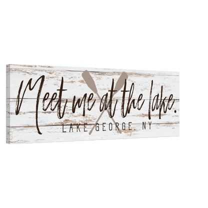 Meet me at the Lake Canvas Wall Art - Out of Office Outfitters - Print Material
