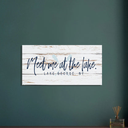 Meet me at the Lake Canvas Wall Art - Out of Office Outfitters - Print Material