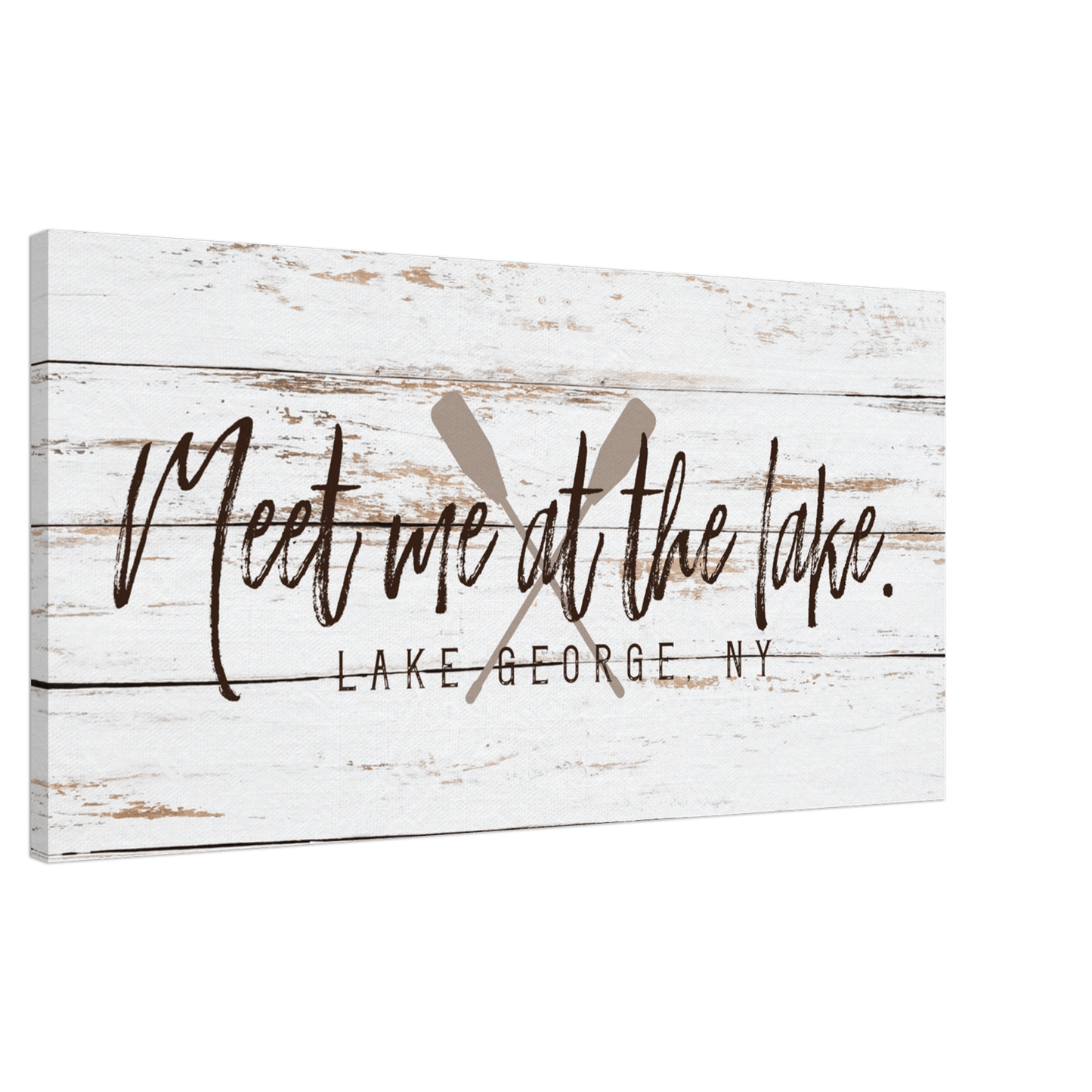 Meet me at the Lake Canvas Wall Art - Out of Office Outfitters - Print Material