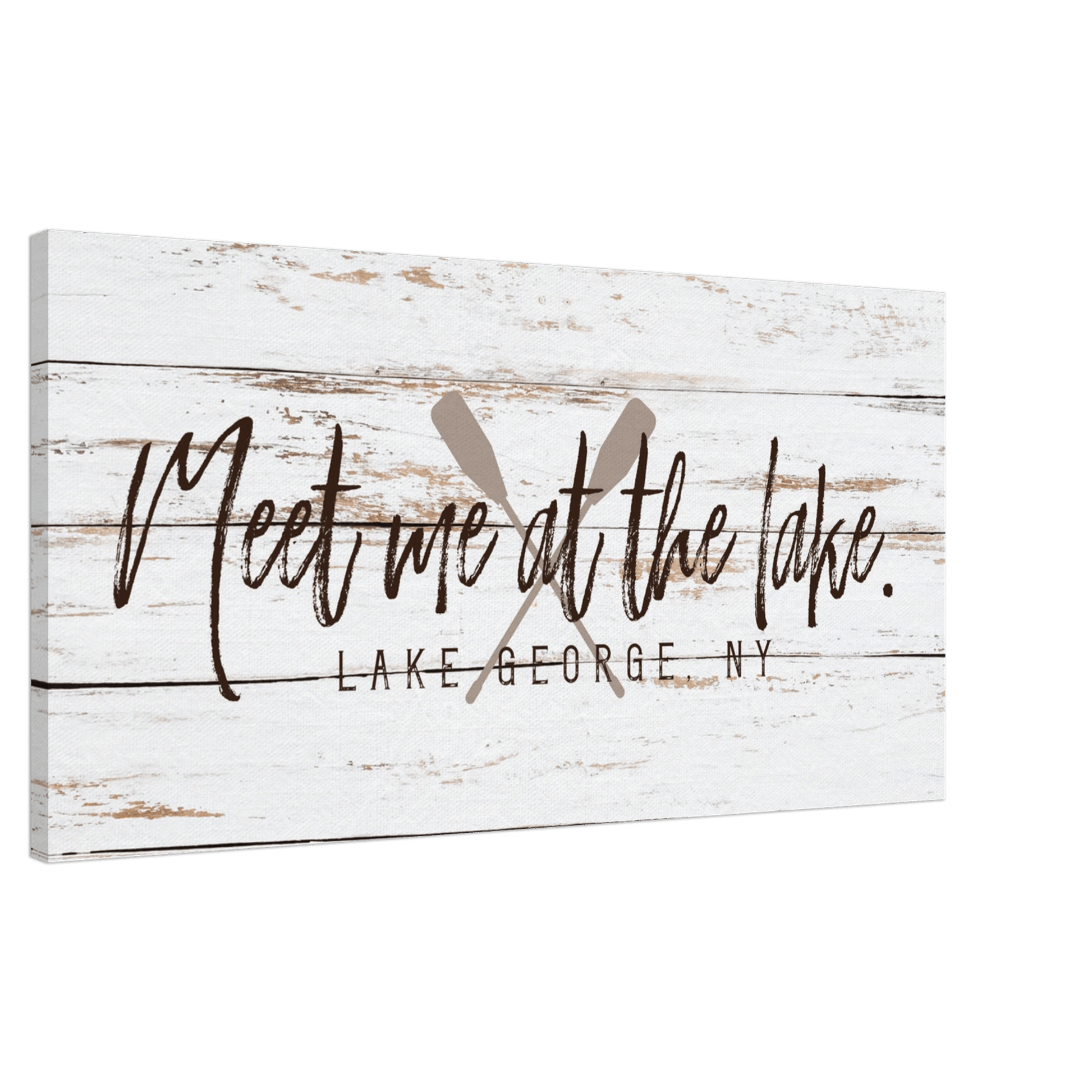 Meet me at the Lake Canvas Wall Art - Out of Office Outfitters - Print Material