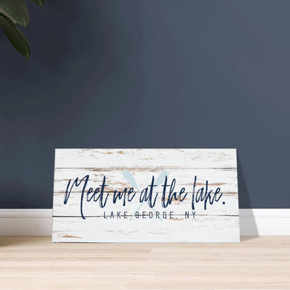 Meet me at the Lake Canvas Wall Art - Out of Office Outfitters - Print Material
