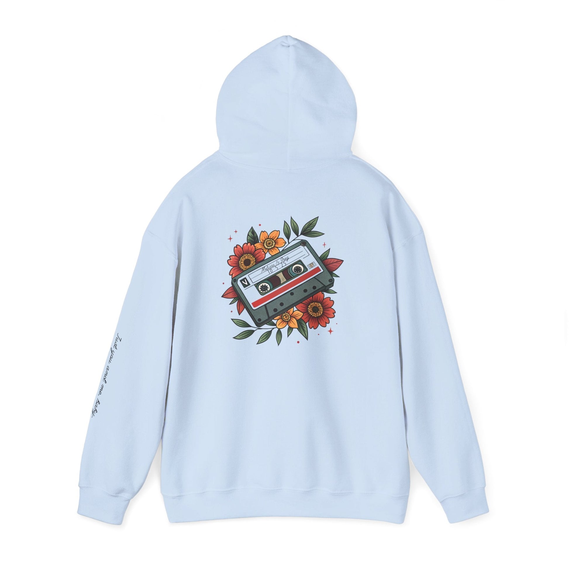 Mixed Tape Personalized Wedding Hoodie - Out of Office Outfitters - Hoodie
