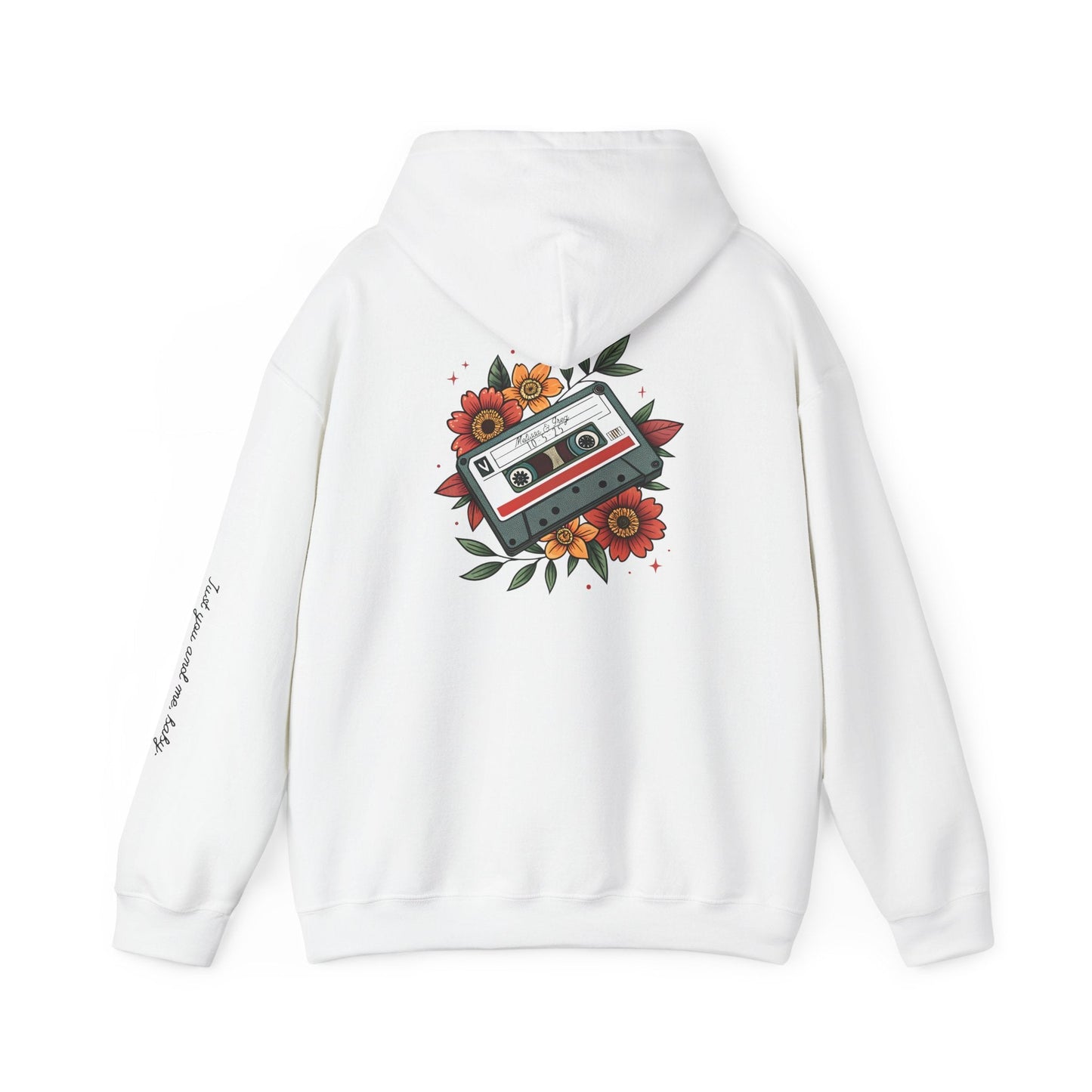 Mixed Tape Personalized Wedding Hoodie - Out of Office Outfitters - Hoodie