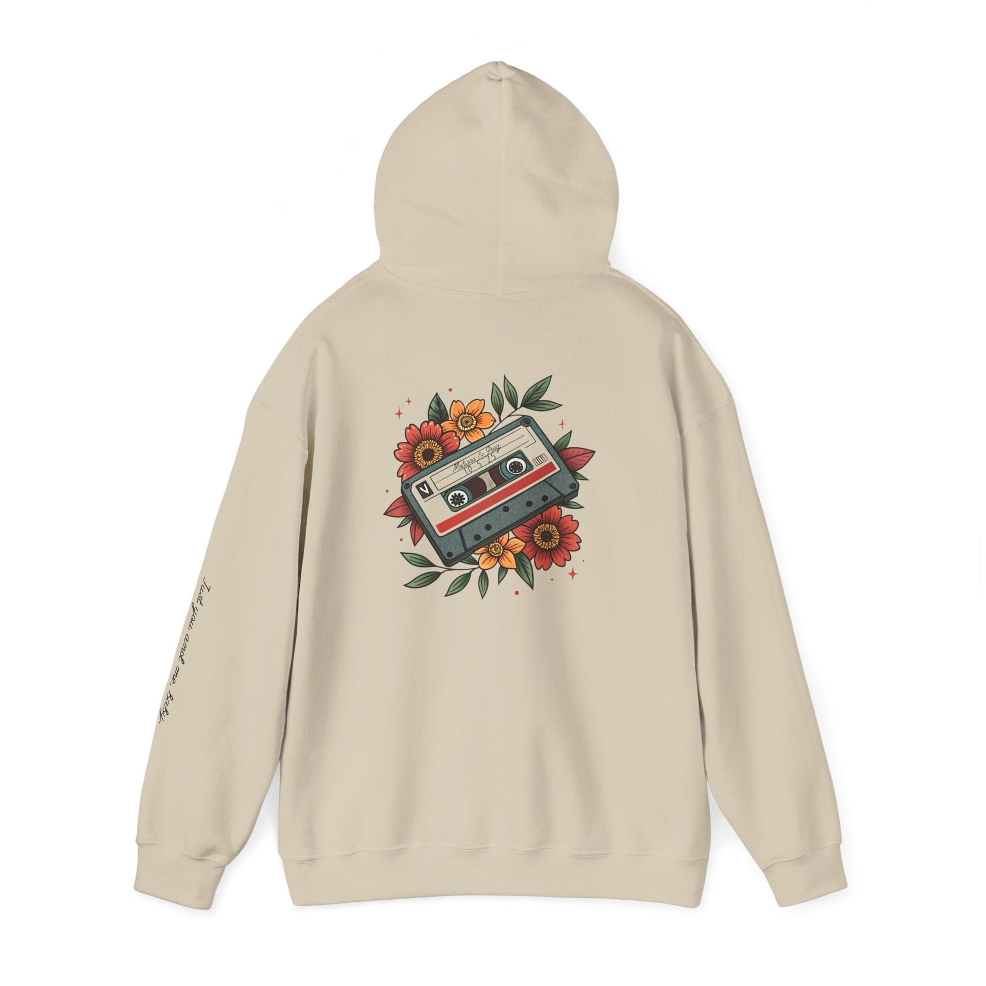 Mixed Tape Personalized Wedding Hoodie - Out of Office Outfitters - Hoodie