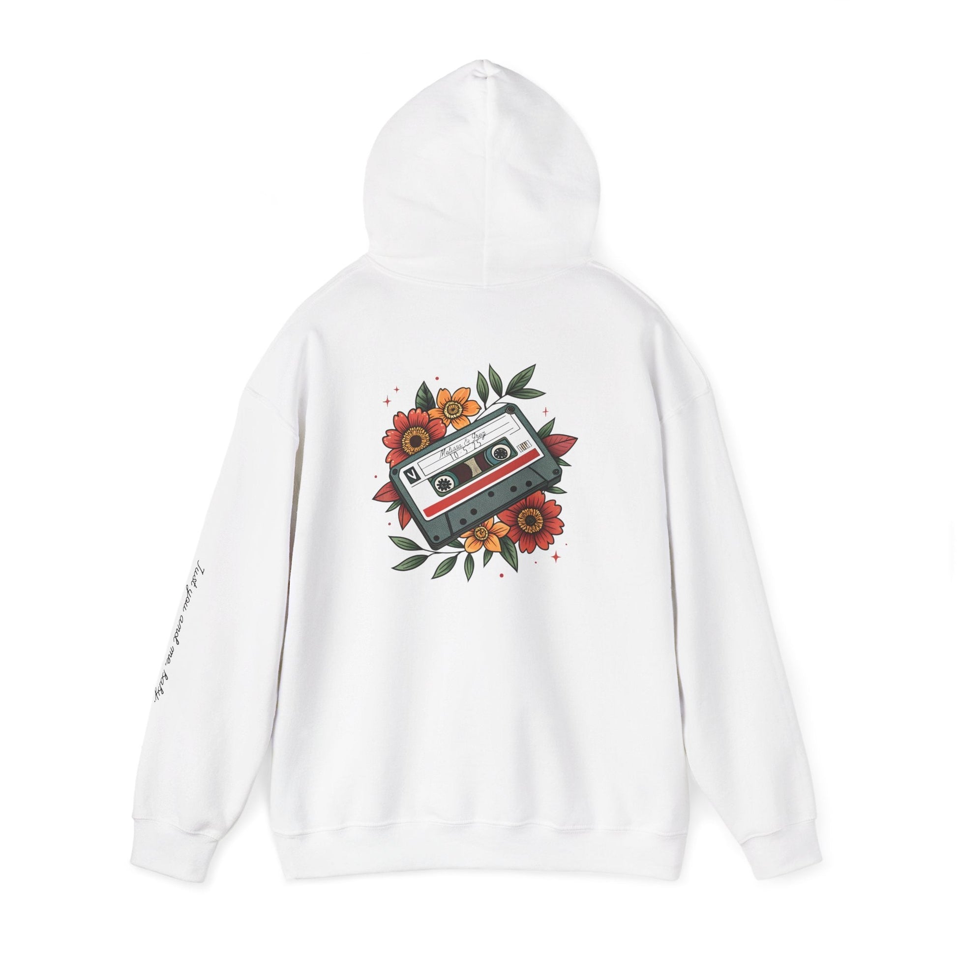 Mixed Tape Personalized Wedding Hoodie - Out of Office Outfitters - Hoodie
