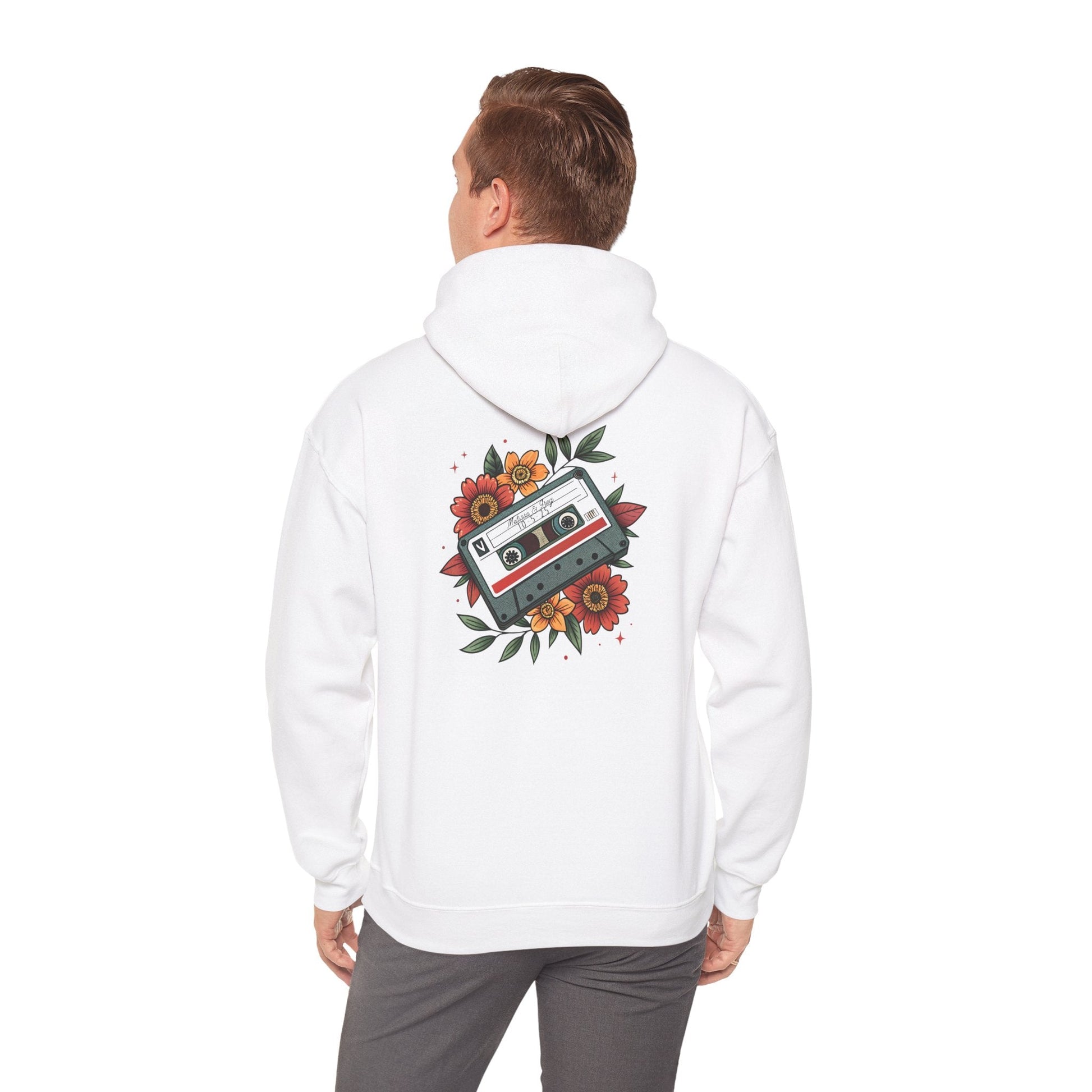 Mixed Tape Personalized Wedding Hoodie - Out of Office Outfitters - Hoodie