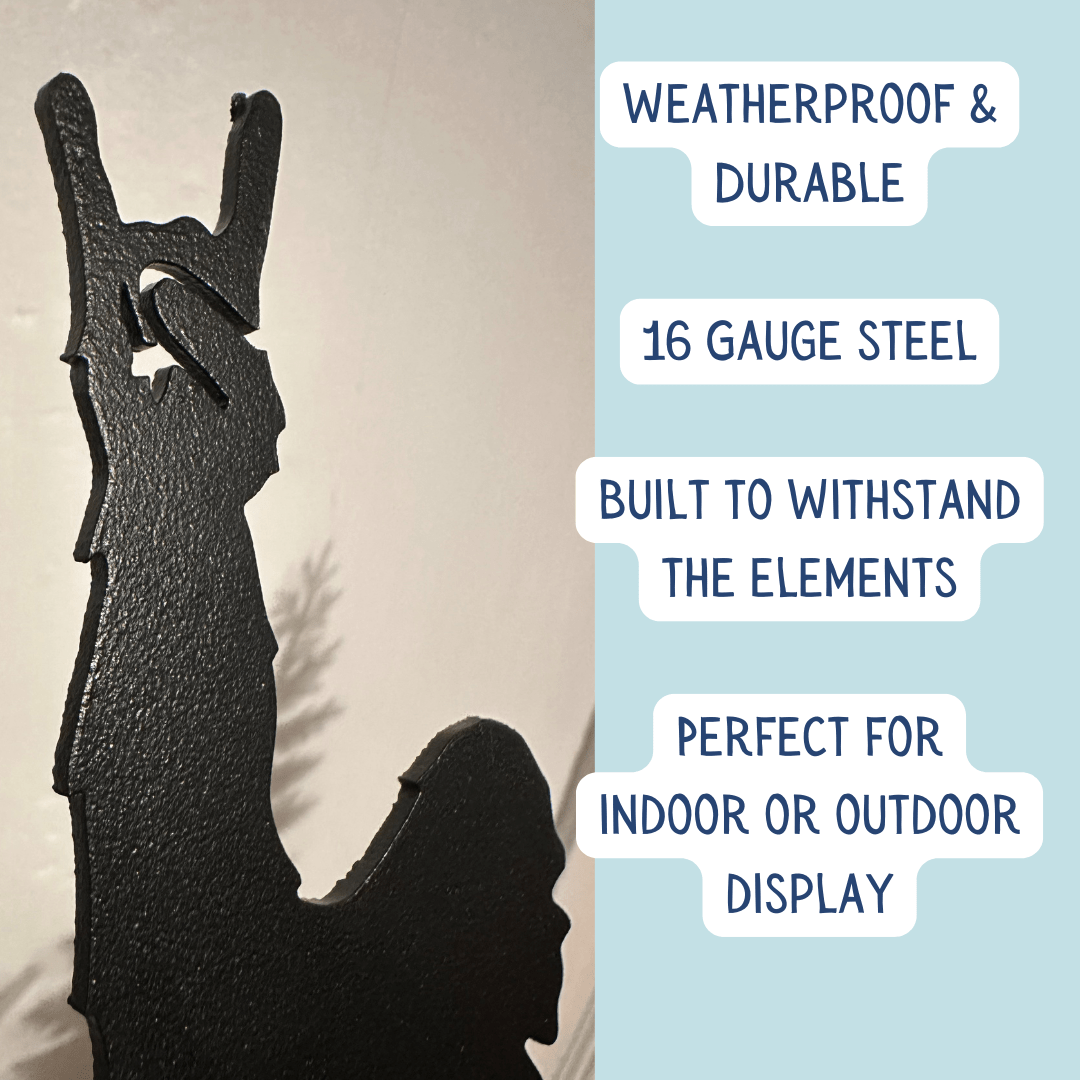 Monorail Magic Metal Wall Art - Out of Office Outfitters - Die - Cut Sign