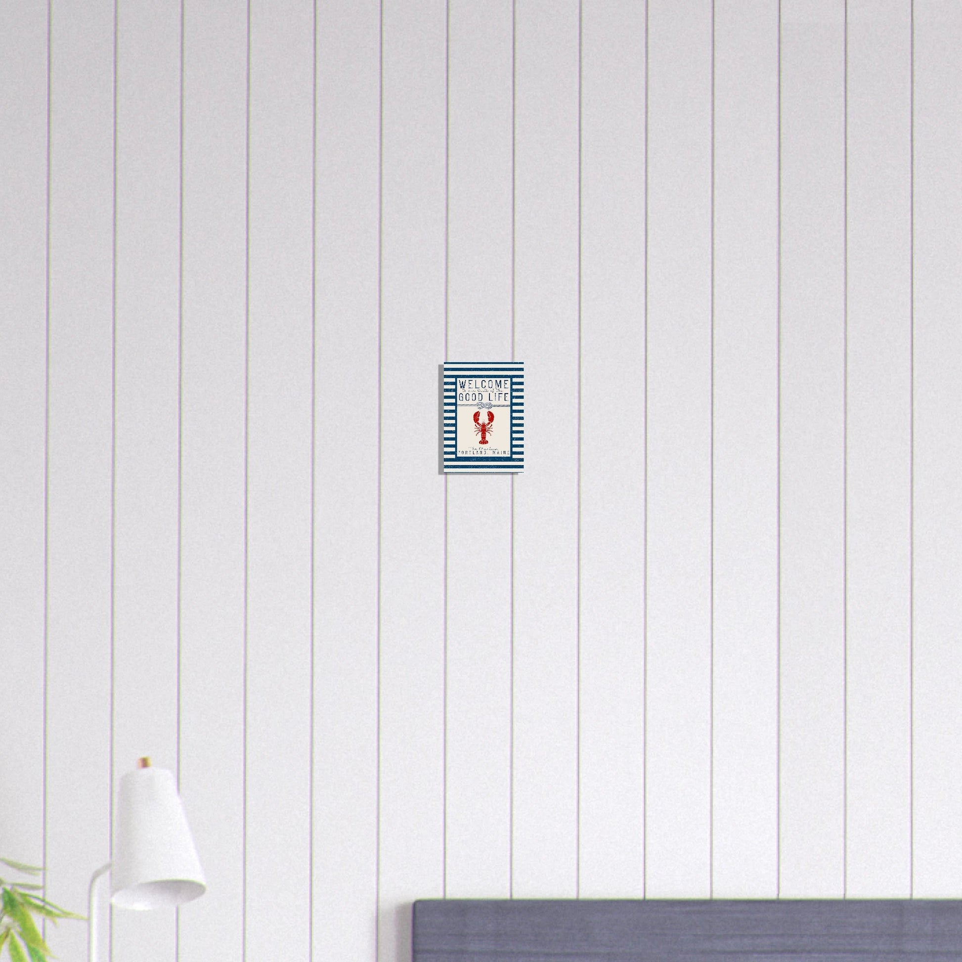 Our Taste of the Good Life Coastal Chic Lobster Wall Art - Out of Office Outfitters - Print Material