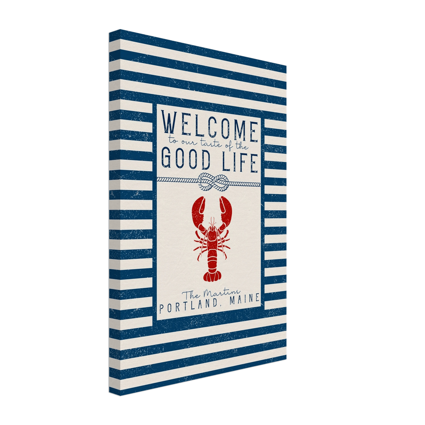 Our Taste of the Good Life Coastal Chic Lobster Wall Art - Out of Office Outfitters - Print Material