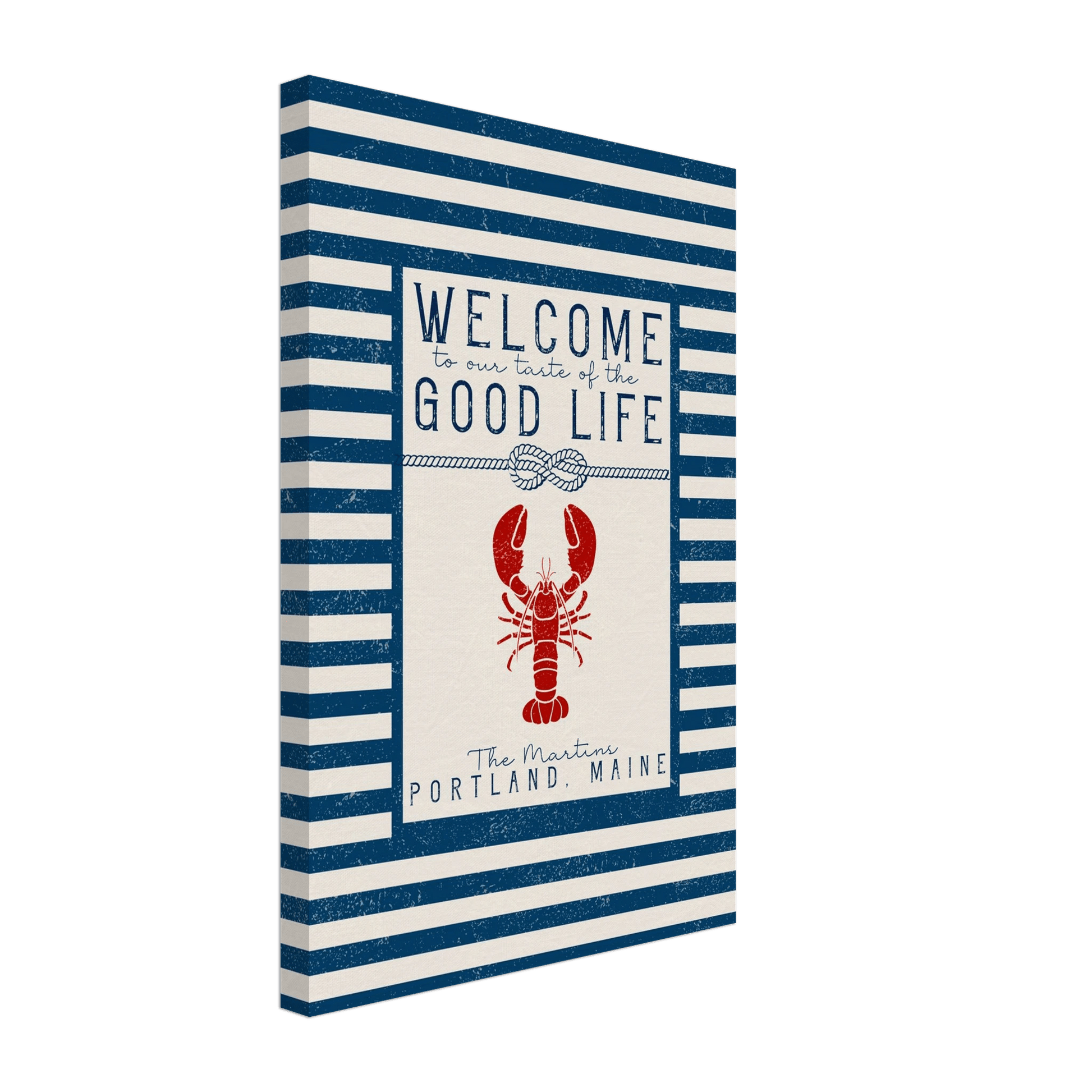 Our Taste of the Good Life Coastal Chic Lobster Wall Art - Out of Office Outfitters - Print Material
