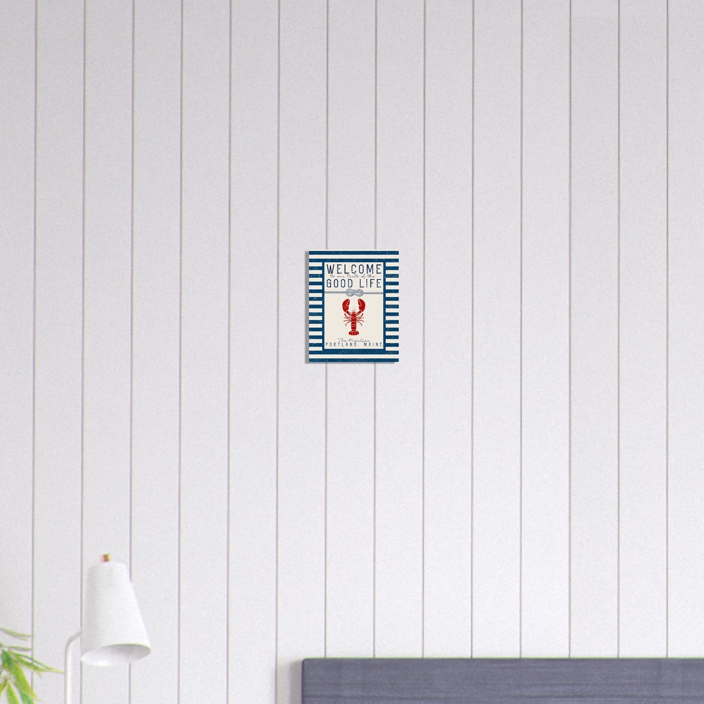 Our Taste of the Good Life Coastal Chic Lobster Wall Art - Out of Office Outfitters - Print Material