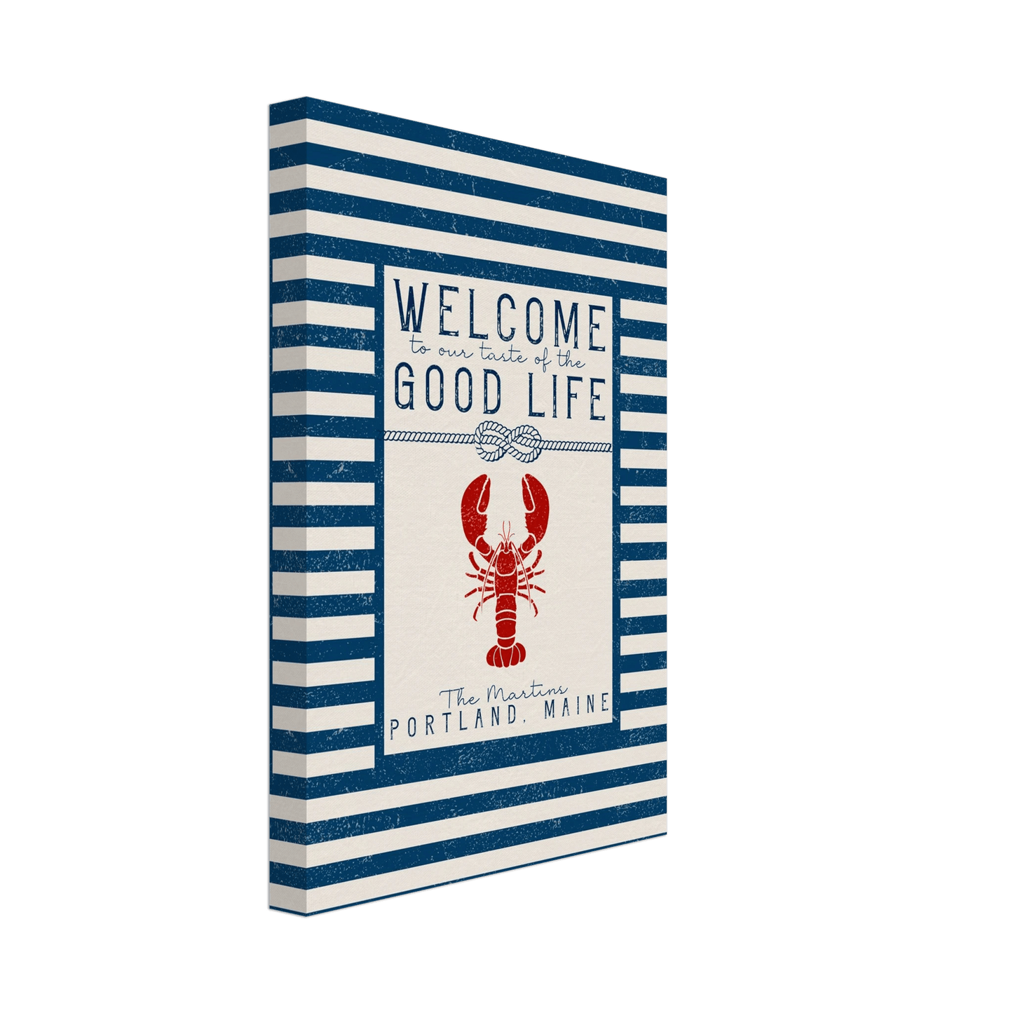 Our Taste of the Good Life Coastal Chic Lobster Wall Art - Out of Office Outfitters - Print Material