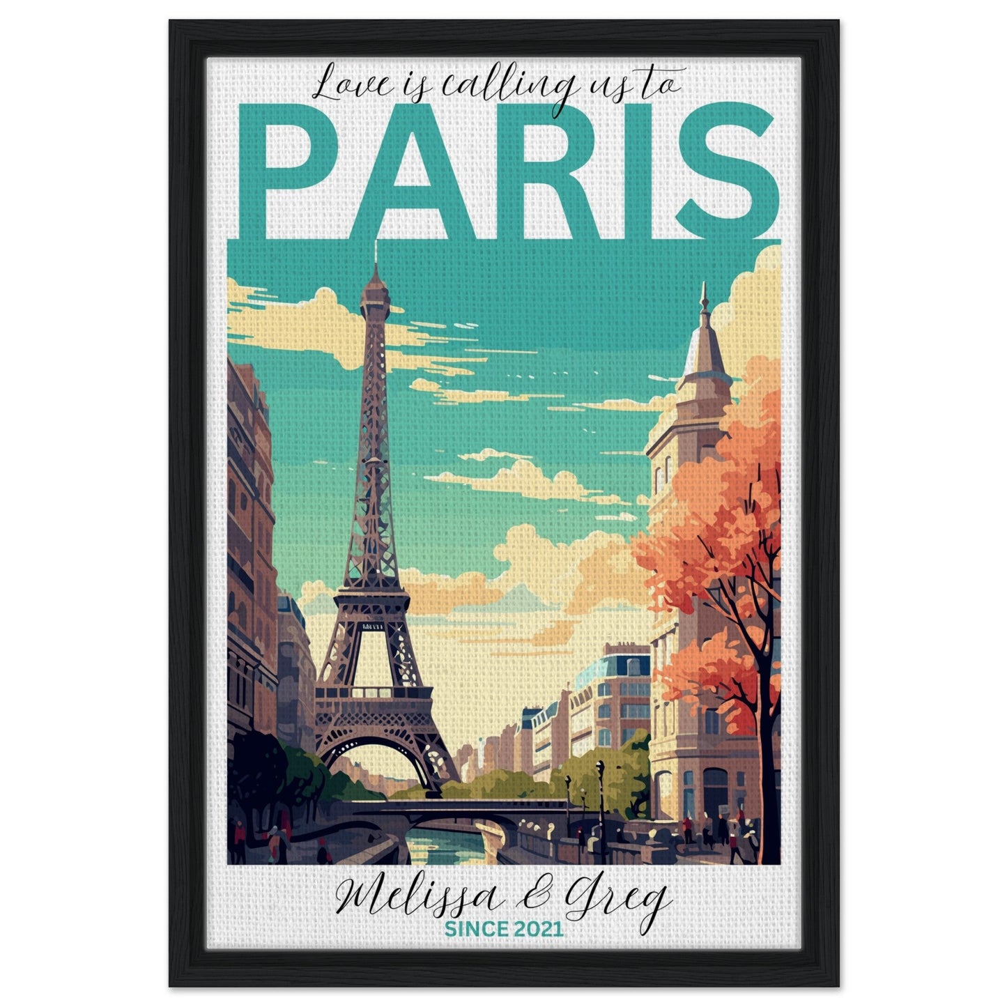 Paris Travel Daydreams Canvas - Out of Office Outfitters - Print Material