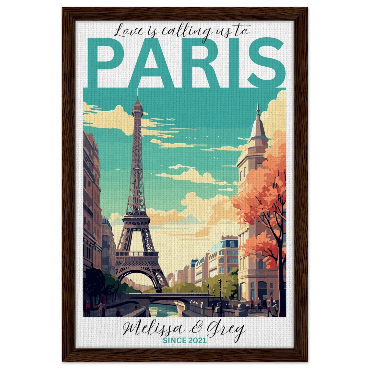 Paris Travel Daydreams Canvas - Out of Office Outfitters - Print Material