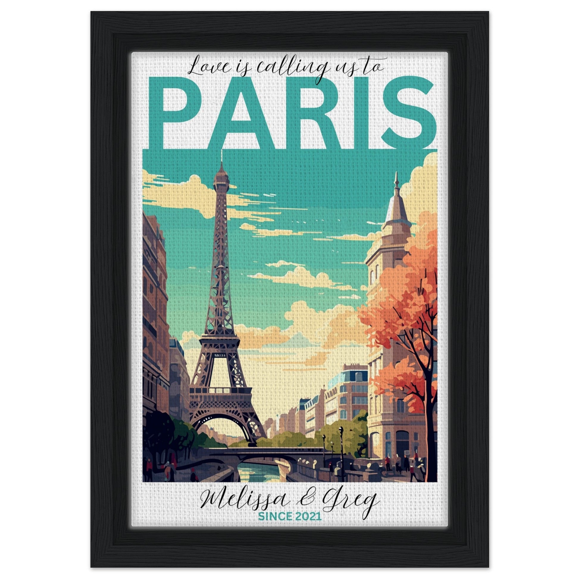 Paris Travel Daydreams Canvas - Out of Office Outfitters - Print Material