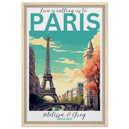 Paris Travel Daydreams Canvas - Out of Office Outfitters - Print Material