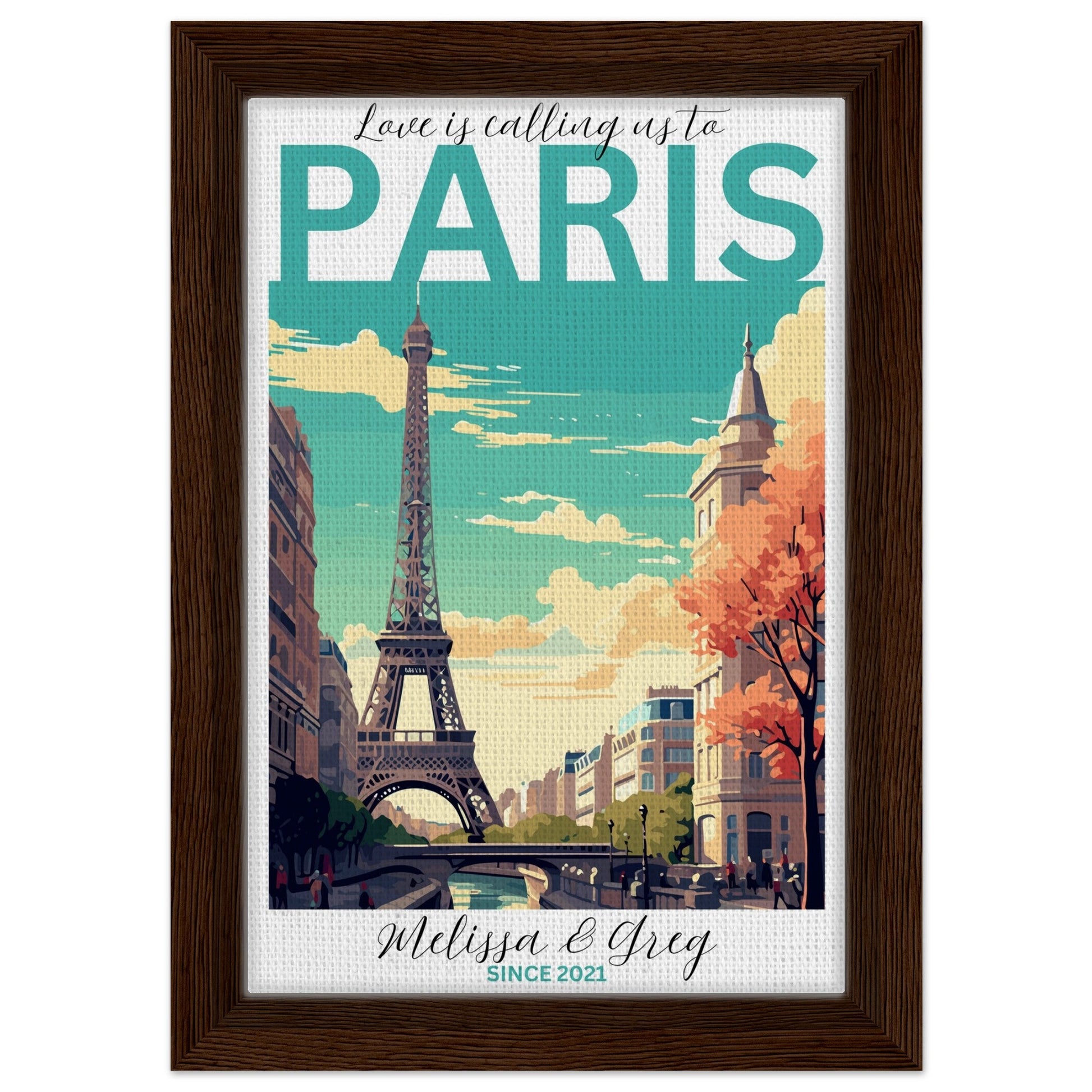 Paris Travel Daydreams Canvas - Out of Office Outfitters - Print Material