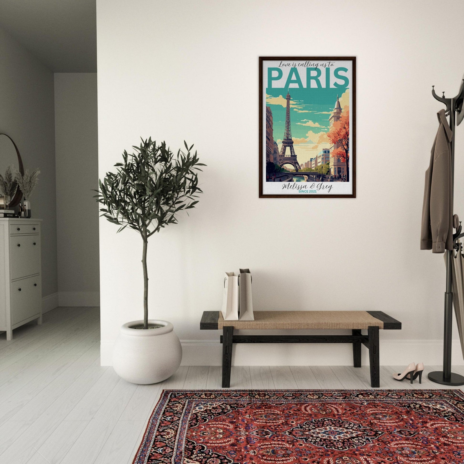 Paris Travel Daydreams Canvas - Out of Office Outfitters - Print Material