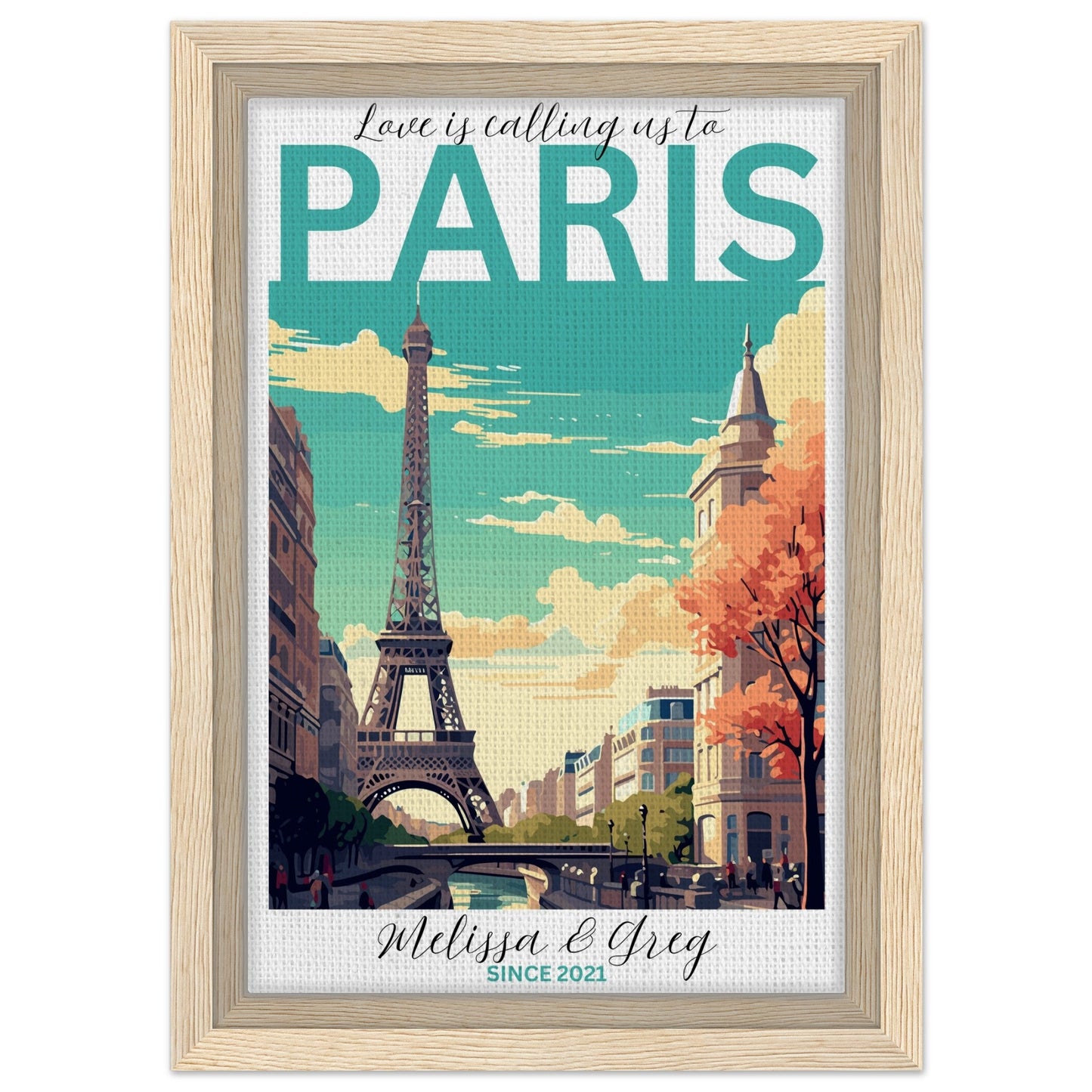Paris Travel Daydreams Canvas - Out of Office Outfitters - Print Material