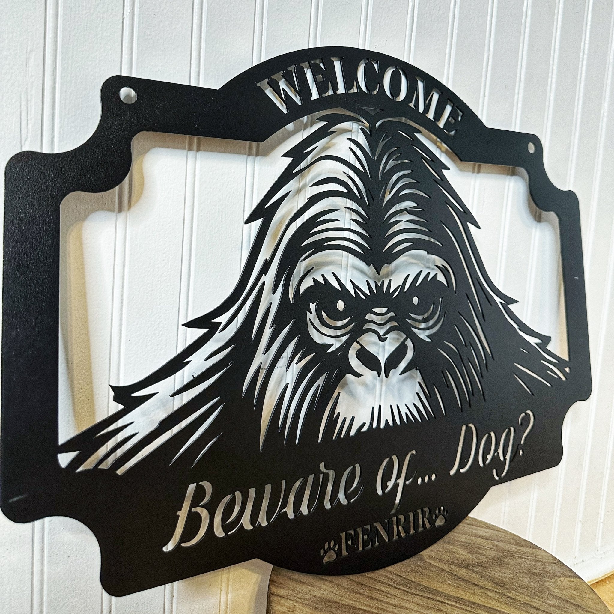 Peeking Sasquatch Welcome Sign - Out of Office Outfitters - Die - Cut Sign