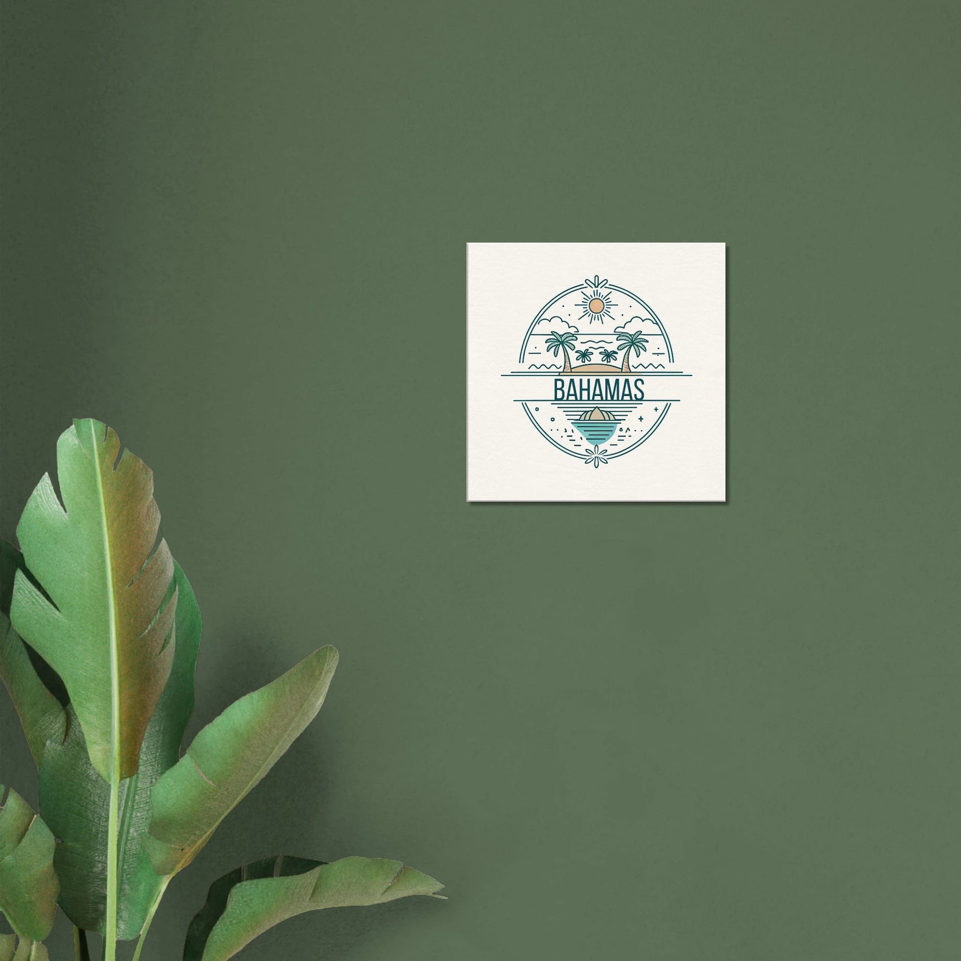 Personalized Travel Canvas – Bahamas Wall Art - Out of Office Outfitters - Home Decor