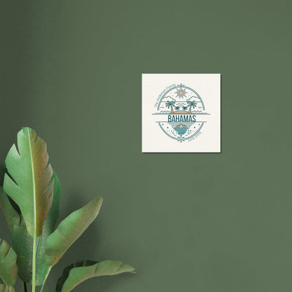 Personalized Travel Canvas – Bahamas Wall Art - Out of Office Outfitters - Home Decor
