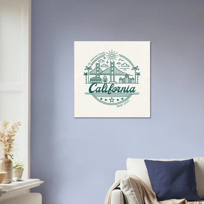 Personalized Travel Canvas – California Wall Art - Out of Office Outfitters - Home Decor