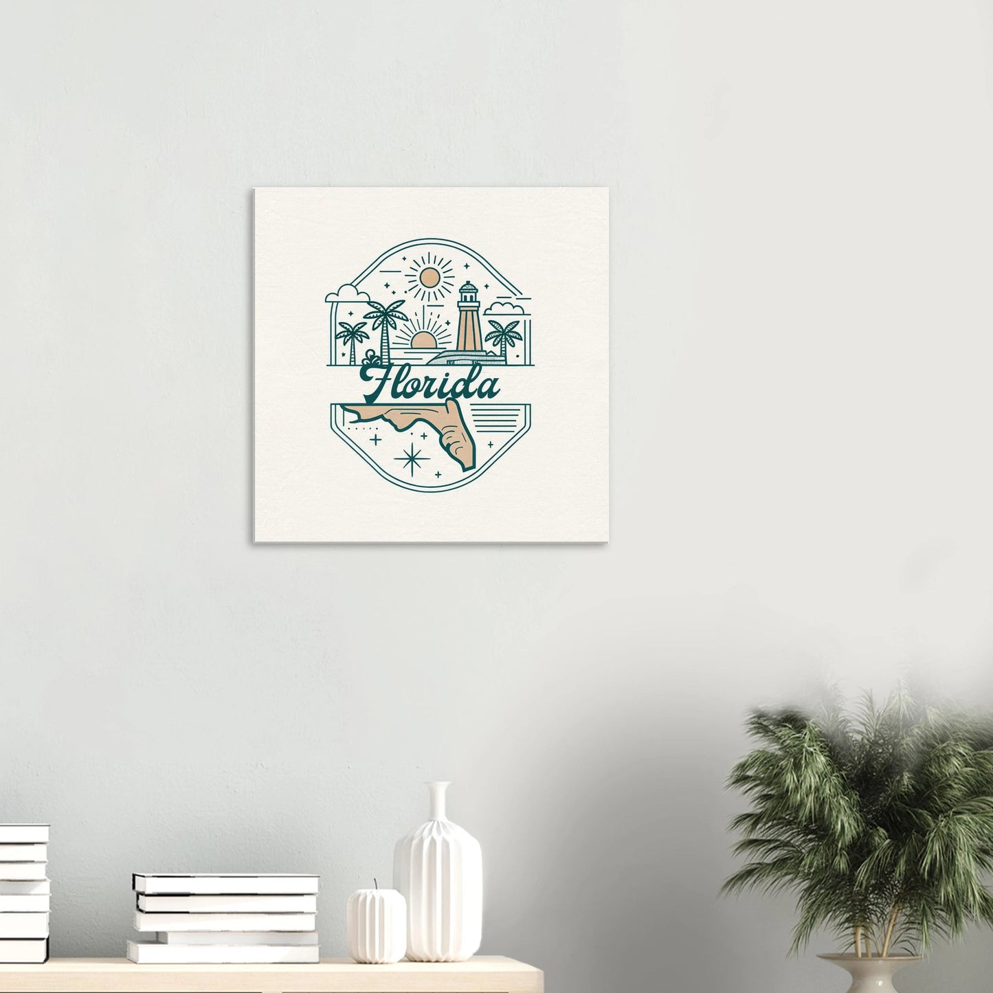 Personalized Travel Canvas – Florida Wall Art - Out of Office Outfitters - Home Decor
