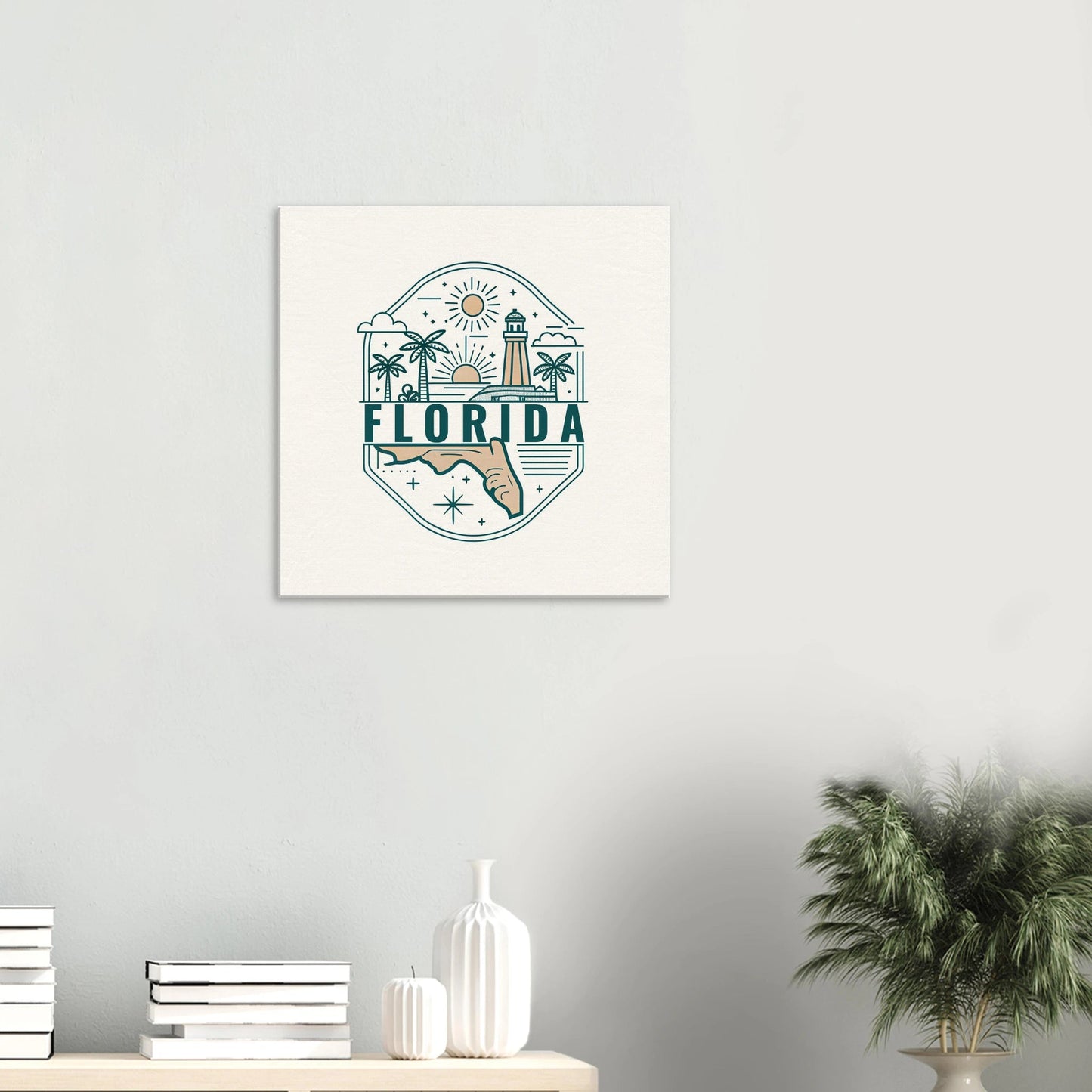 Personalized Travel Canvas – Florida Wall Art - Out of Office Outfitters - Home Decor