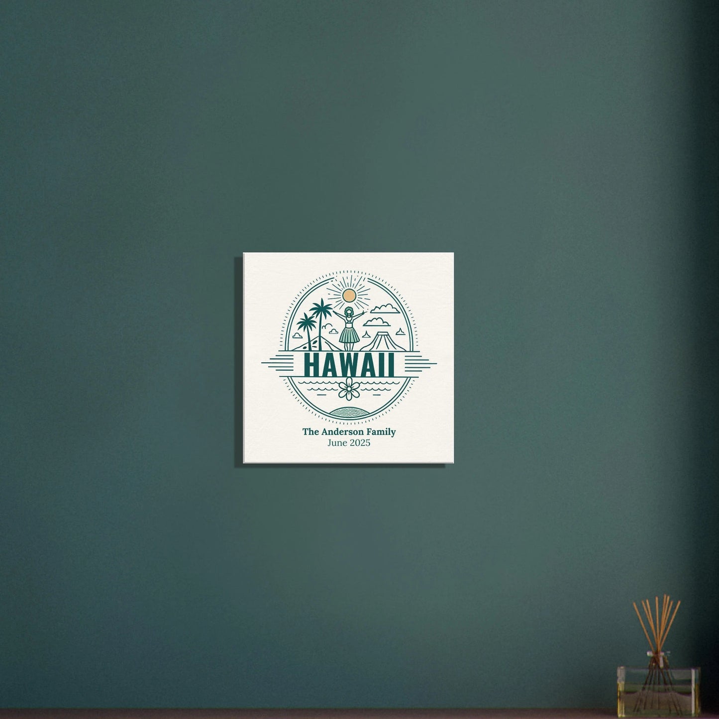Personalized Travel Canvas – Hawaii Wall Art - Out of Office Outfitters - Home Decor
