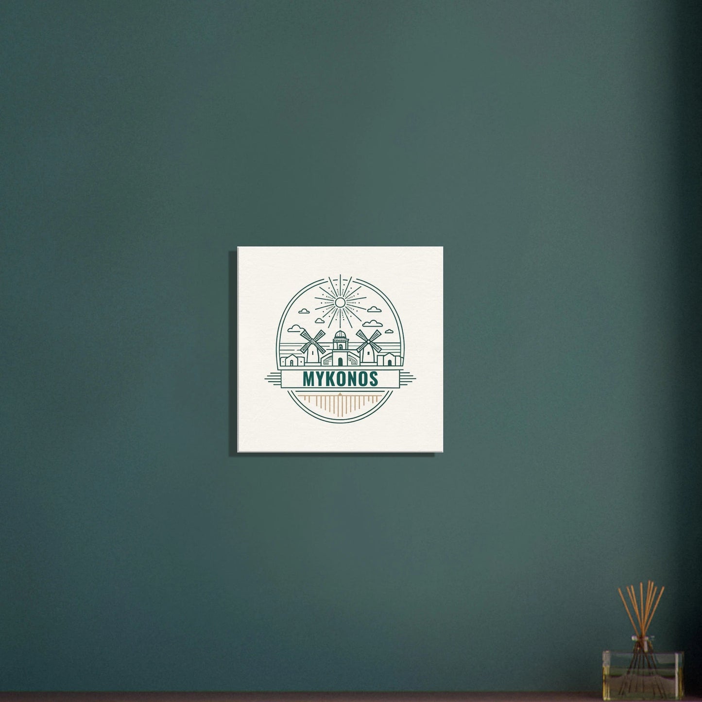 Personalized Travel Canvas – Mykonos Wall Art - Out of Office Outfitters - Home Decor