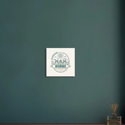 Personalized Travel Canvas – Mykonos Wall Art - Out of Office Outfitters - Home Decor