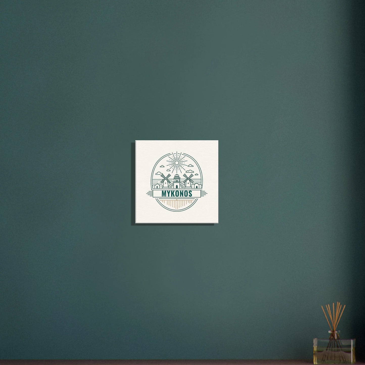 Personalized Travel Canvas – Mykonos Wall Art - Out of Office Outfitters - Home Decor