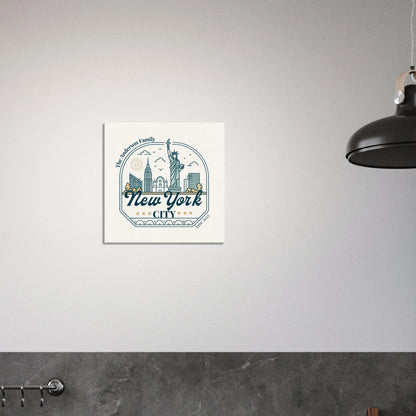 Personalized Travel Canvas – New York Wall Art - Out of Office Outfitters - Home Decor