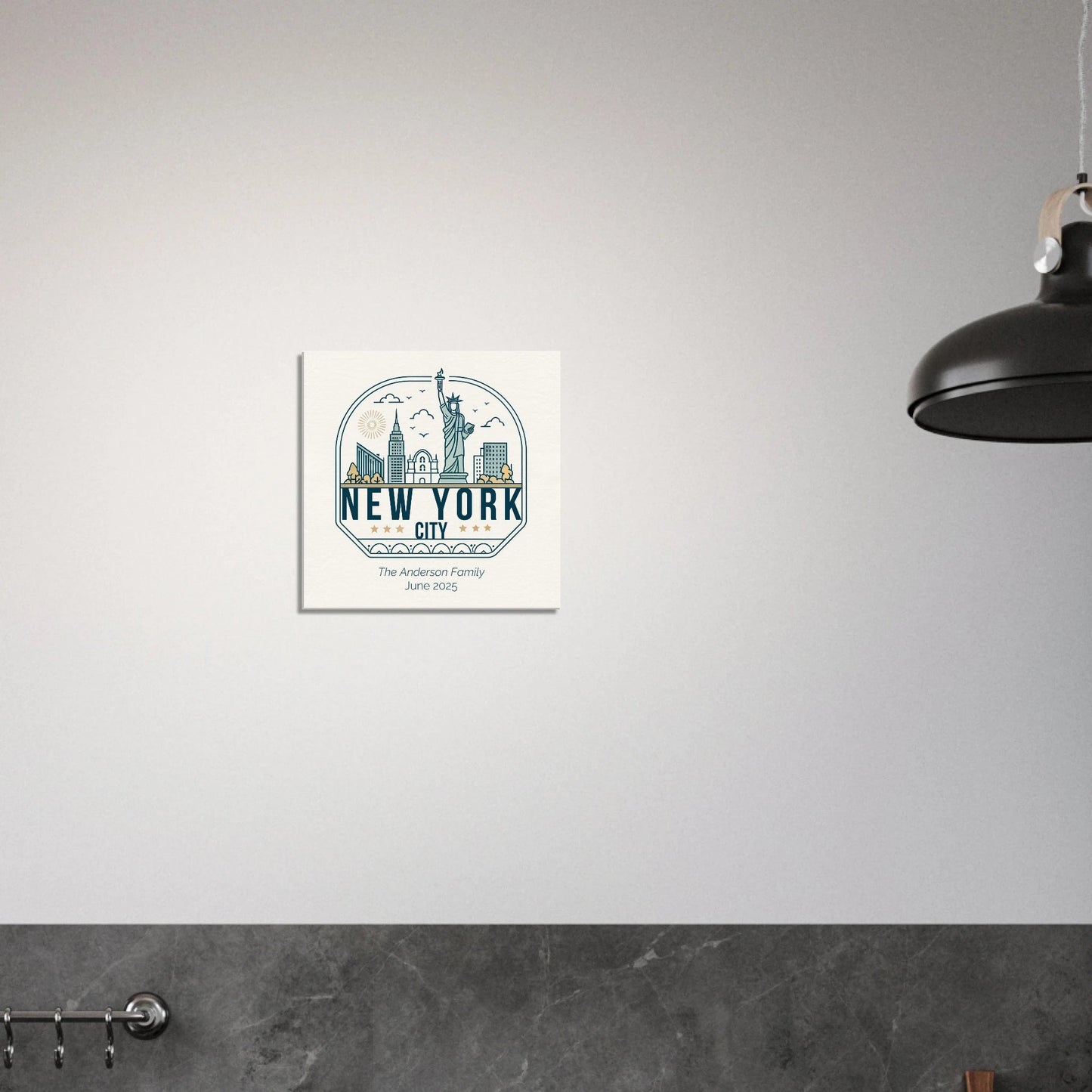 Personalized Travel Canvas – New York Wall Art - Out of Office Outfitters - Home Decor