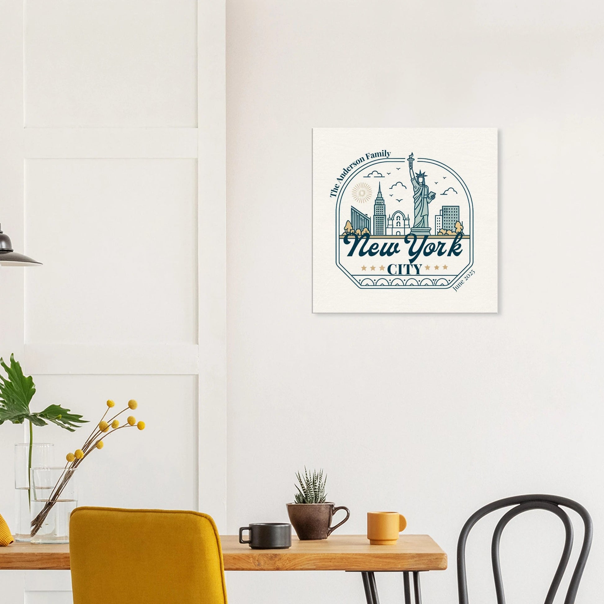 Personalized Travel Canvas – New York Wall Art - Out of Office Outfitters - Home Decor