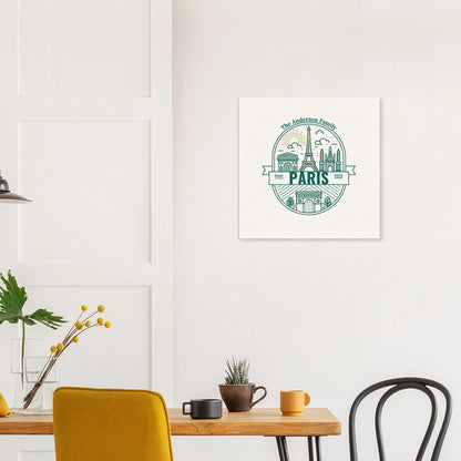 Personalized Travel Canvas – Paris Wall Art - Out of Office Outfitters - Home Decor