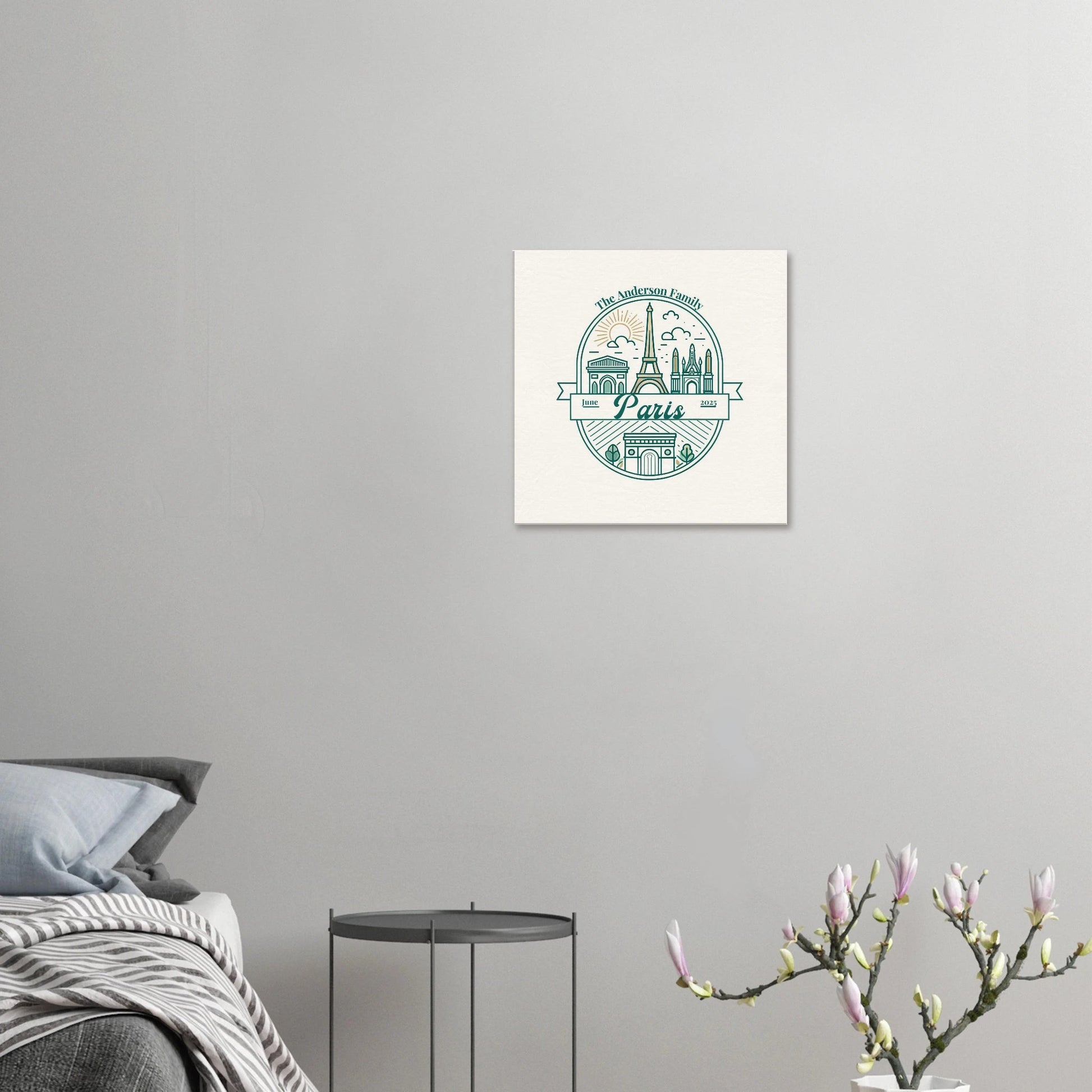 Personalized Travel Canvas – Paris Wall Art - Out of Office Outfitters - Home Decor