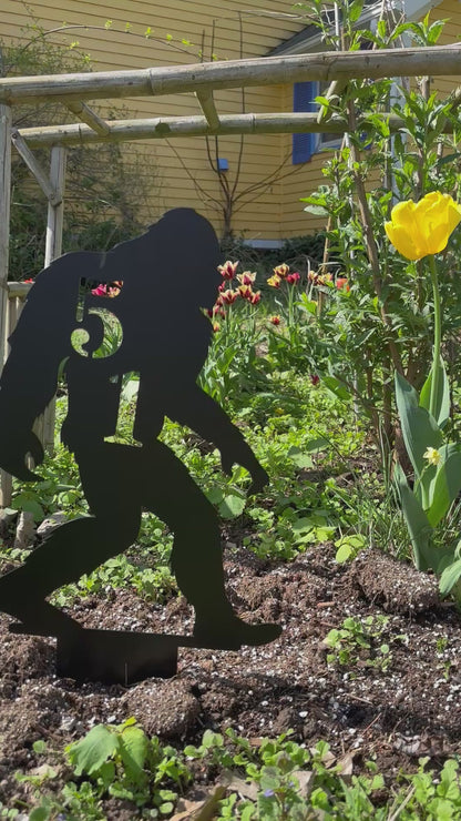 Sasquatch House Number Ground Stake Address Sign