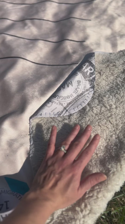 Jetlag Recovery Blanket - Warm Sherpa Travel Throw