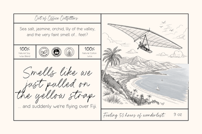 Pull on the Yellow Strap Personalized Giftable Candle for Travelers - Out of Office Outfitters - Home Decor