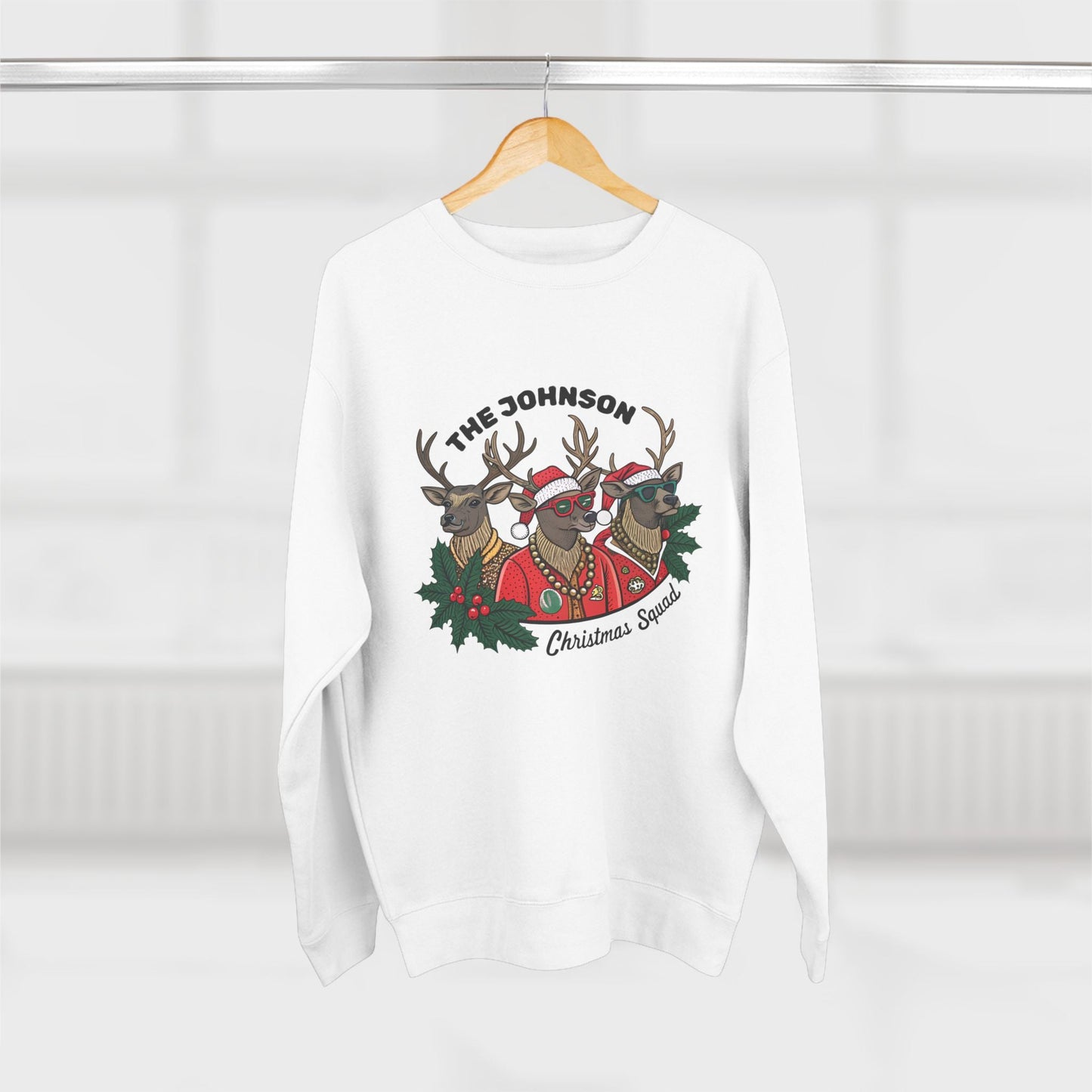 Reindeer Squad Christmas Sweatshirt - Out of Office Outfitters - Sweatshirt