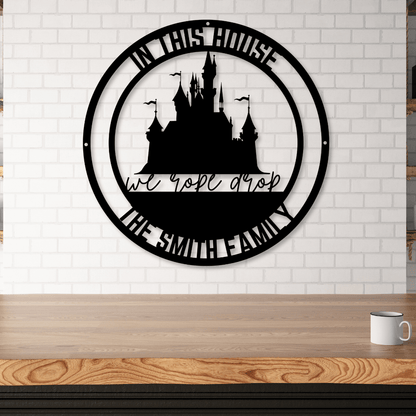 Rope Drop Metal Wall Art - Out of Office Outfitters - Die - Cut Sign