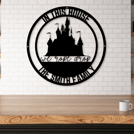 Rope Drop Metal Wall Art - Out of Office Outfitters - Die - Cut Sign